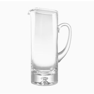 Barski- Handmade Straight Sided Glass Pitcher w/Handle & Spout 40 oz.